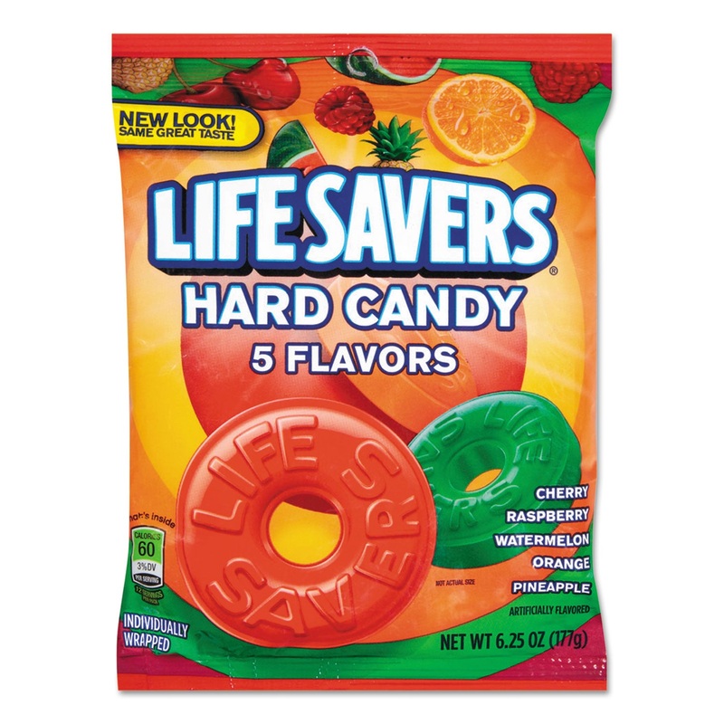 5 Flavors Hard Candy Bag, 6.25 Ounce