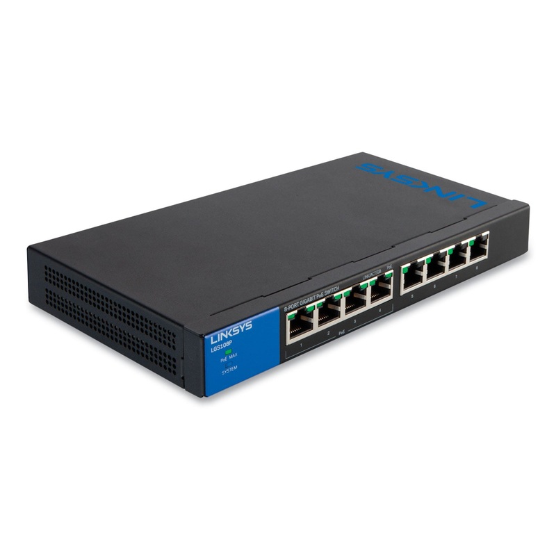BUSINESS DESKTOP GIGABIT ETHERNET SWITCH, 8 PORTS