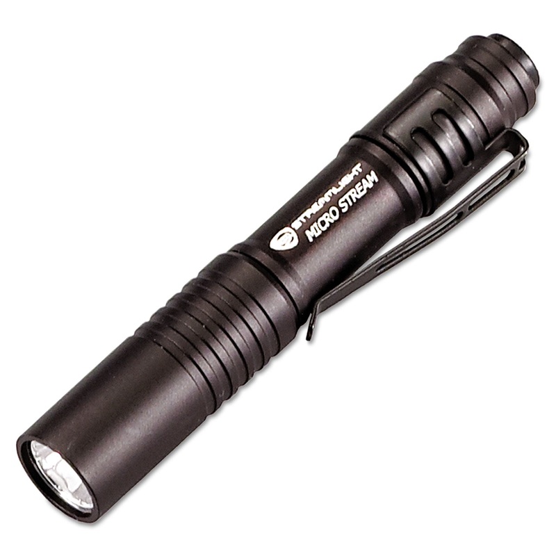 MICROSTREAM LED PEN LIGHT, 1 AAA BATTERY (INCLUDED), BLACK