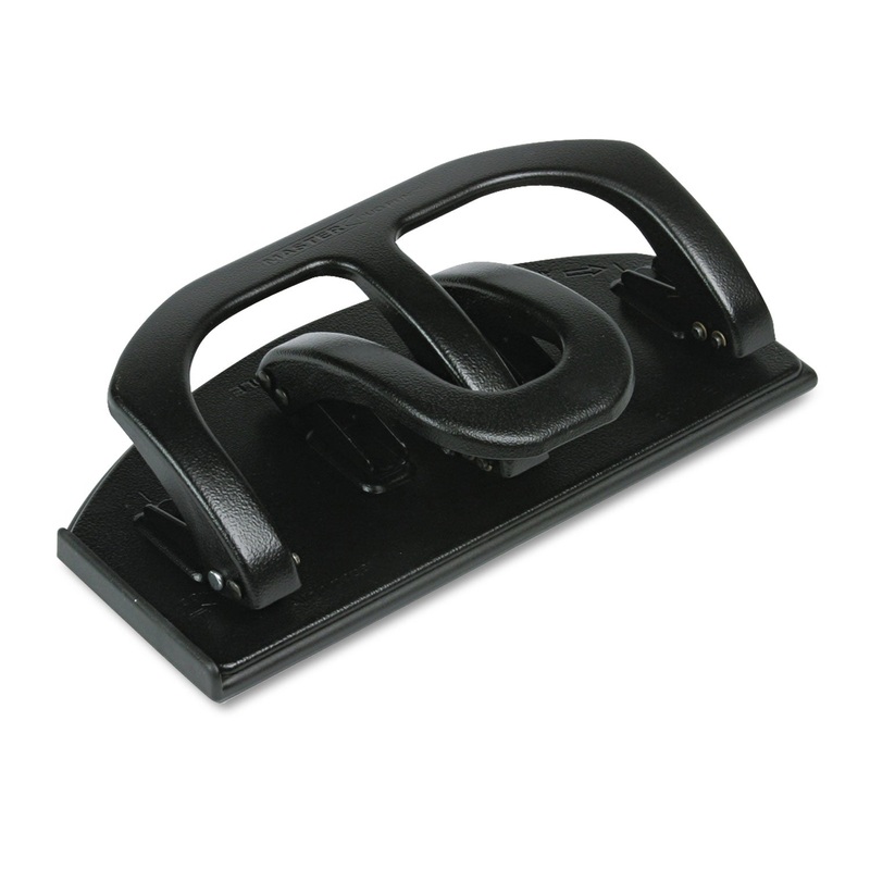 20-Sheet Duo Heavy-Duty Two- And Three-Hole Punches, 9/32″ Holes, Black