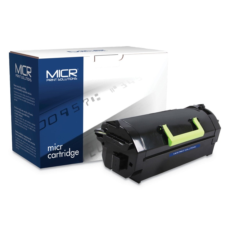 COMPATIBLE 52D0XA0/52D1X00 EXTRA HIGH-YIELD MICR TONER, 45000 PAGE-YIELD, BLACK