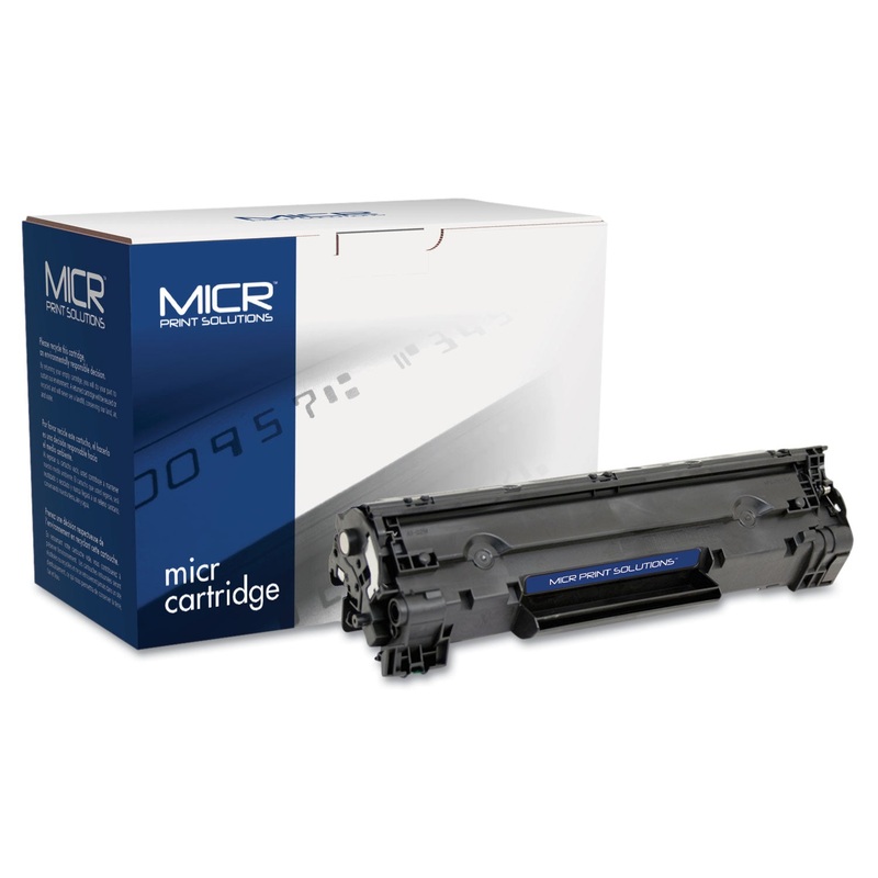 COMPATIBLE CB435A(M) (35AM) MICR TONER, 30000 PAGE-YIELD, BLACK