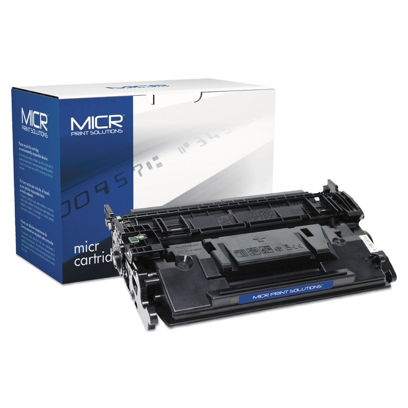 COMPATIBLE CF287A(M) (87AM) MICR TONER, 9000 PAGE-YIELD, BLACK