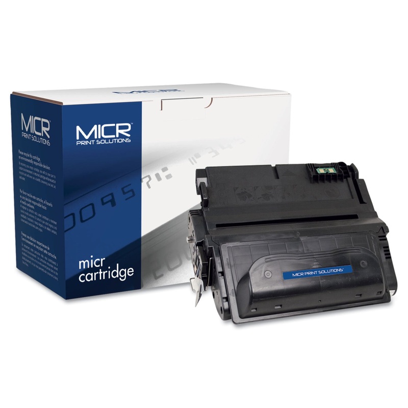 COMPATIBLE Q1338A(M) (38AM) MICR TONER, 12000 PAGE-YIELD, BLACK