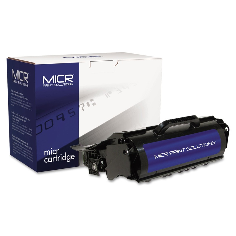COMPATIBLE T650A11A (T650M) MICR TONER, 10000 PAGE-YIELD, BLACK