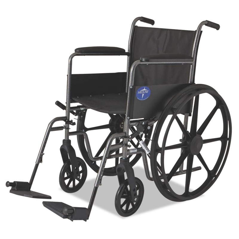 EXCEL K1 BASIC WHEELCHAIR, 18W X 16D, 300 LB CAPACITY