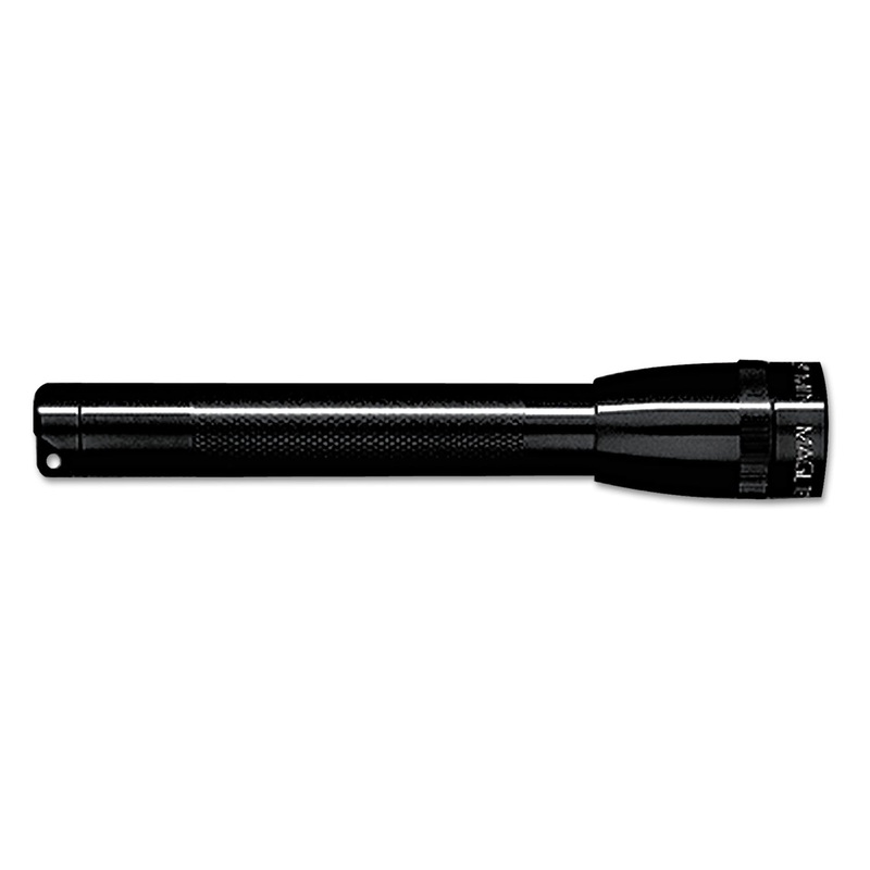 MINI AA FLASHLIGHT, 2 AA BATTERIES (INCLUDED), BLACK