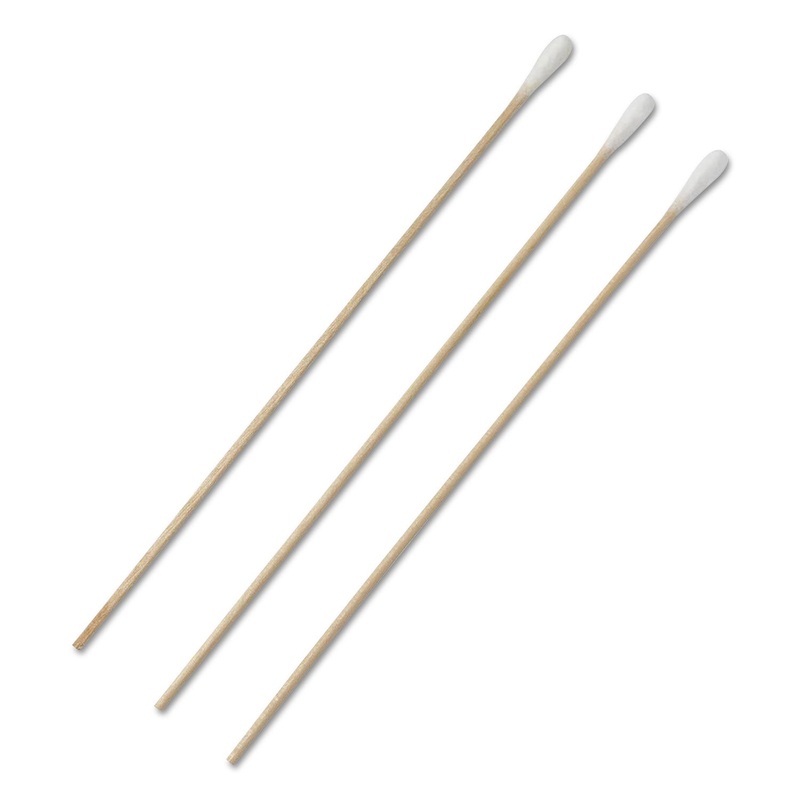 NON-STERILE COTTON TIPPED APPLICATORS, 6″, 1000/BOX