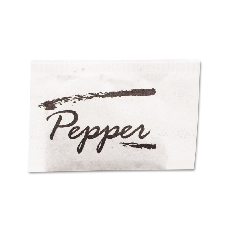 Pepper Packets, .10 Grams, 1000 Packets/box, 3 Boxes/carton