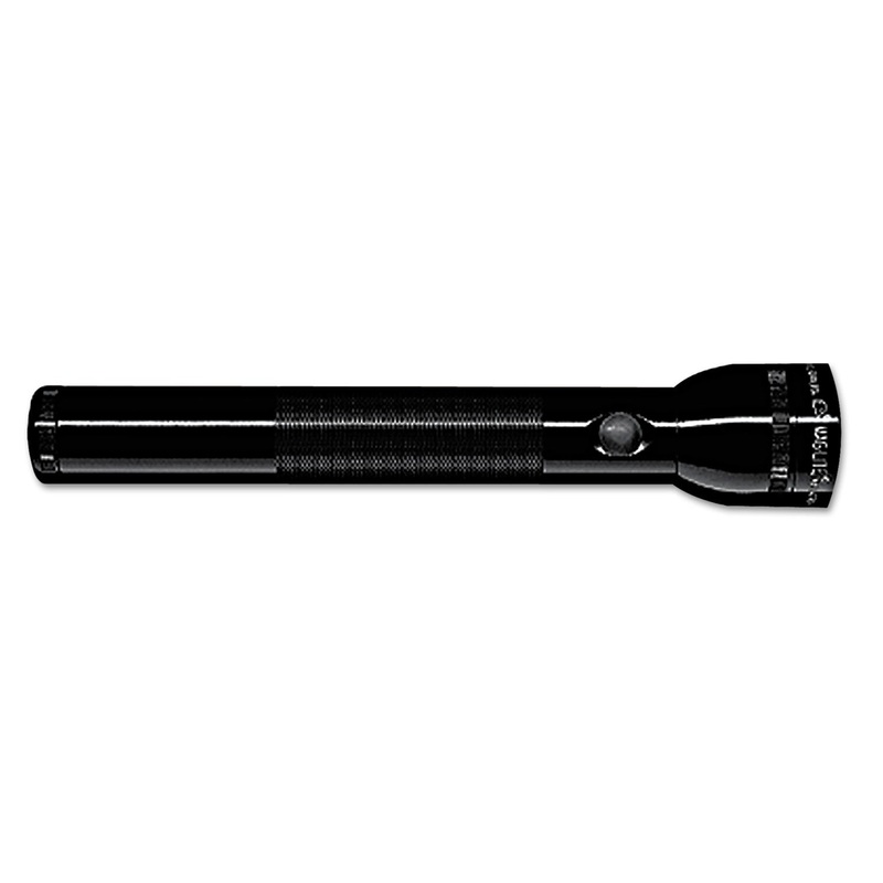 STANDARD FLASHLIGHT, 2 D BATTERIES (SOLD SEPARATELY), BLACK