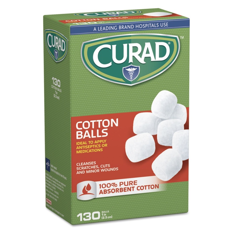 Sterile Cotton Balls, 1″, 130/box