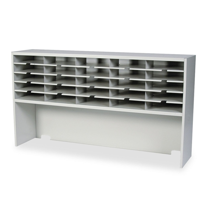 Kwik-File Mailflow-To-Go 1 Tier Sorter W/riser, 25 Pockets, 60 X 13 1/4 X 33 1/4