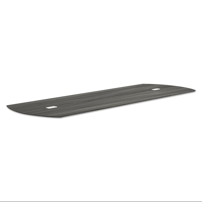 MEDINA CONFERENCE TABLE TOP, BOAT, 96 X 42, GRAY STEEL