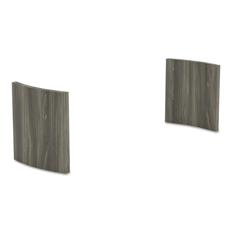 Medina Series Conference Table Legs, 27.56″ X 2.38″ X 28.11″, Gray Steel