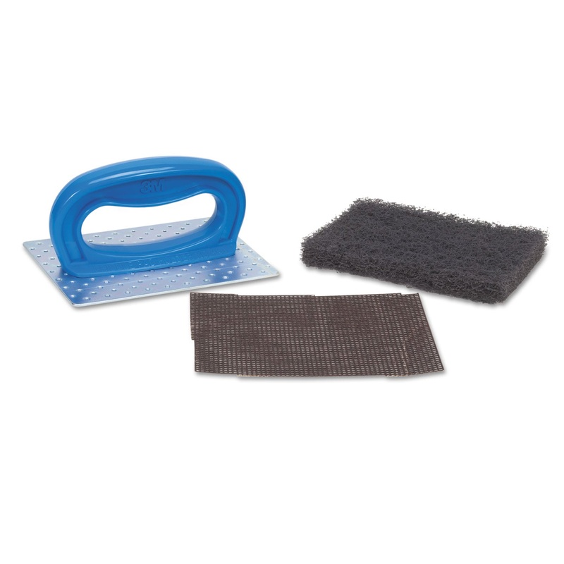 Griddle Pad Holder Kit, 4″ X 5 1/4″, Blue, 10/carton
