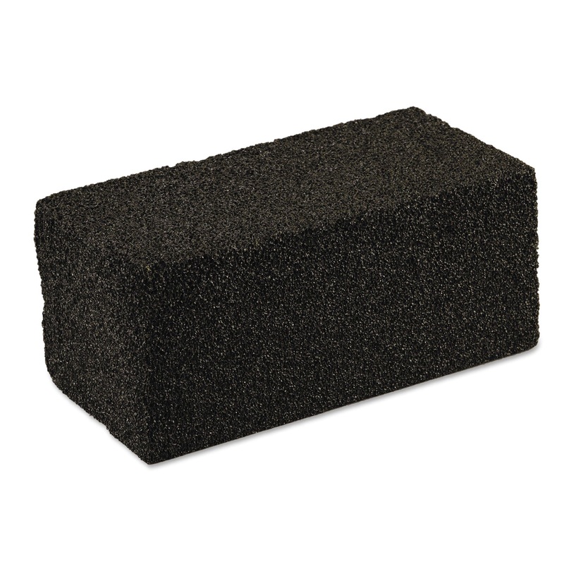 Grill Cleaner, Grill Brick, 4 X 8 X 3 1/2, Black