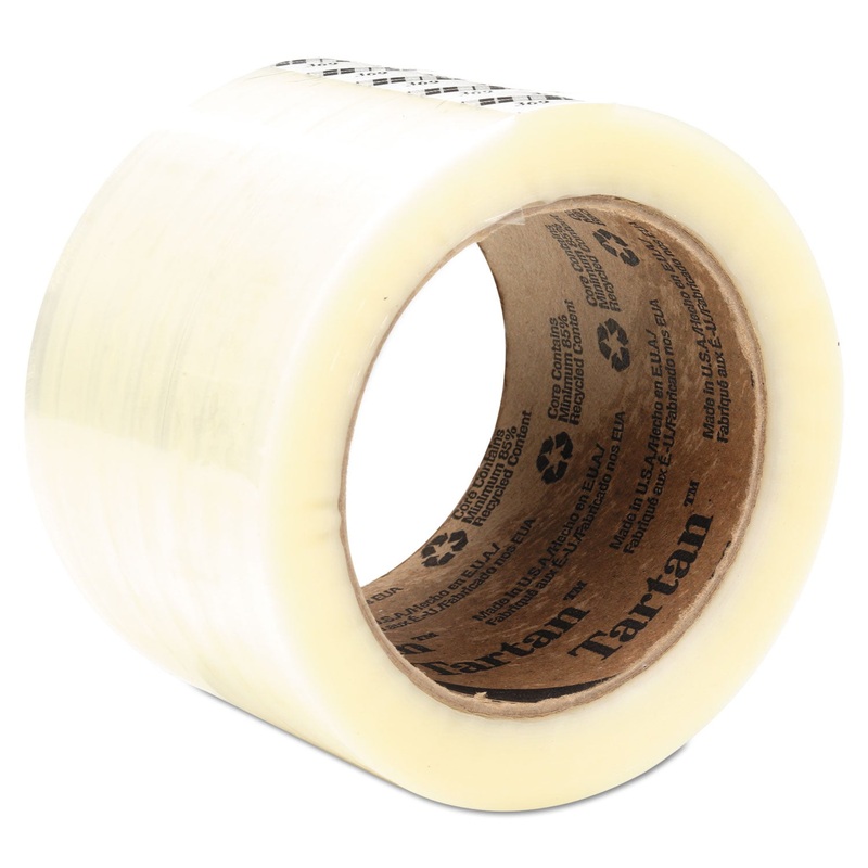 369 PACKAGING TAPE, 3″ CORE, 72 MM X 100 M, CLEAR, 24/CARTON’