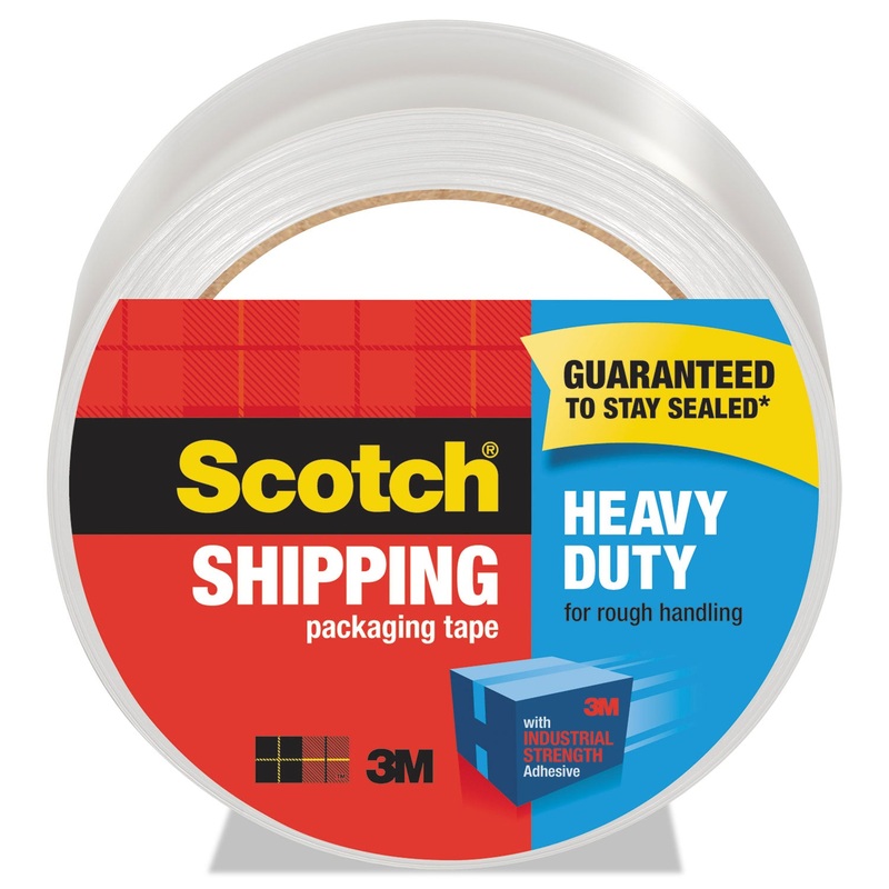 3850 HEAVY-DUTY PACKAGING TAPE, 3″ CORE, 1.88″ X 54.6 YDS, CLEAR