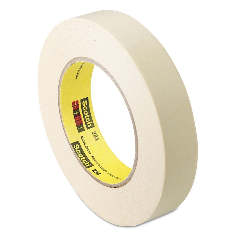 GENERAL PURPOSE MASKING TAPE 234, 3″ CORE, 24 MM X 55 M, TAN