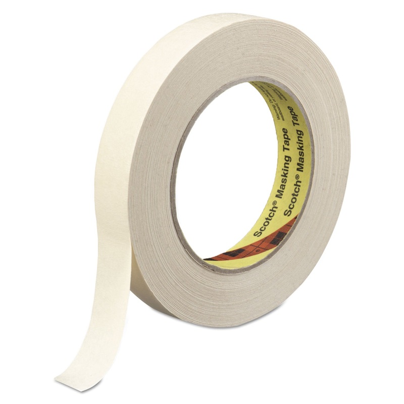 HIGH-PERFORMANCE MASKING TAPE 232, 3″ CORE, 48 MM X 55 M, TAN