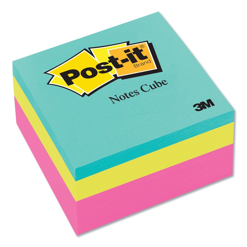 ORIGINAL CUBES, 3 X 3, AQUA WAVE, 400-SHEET