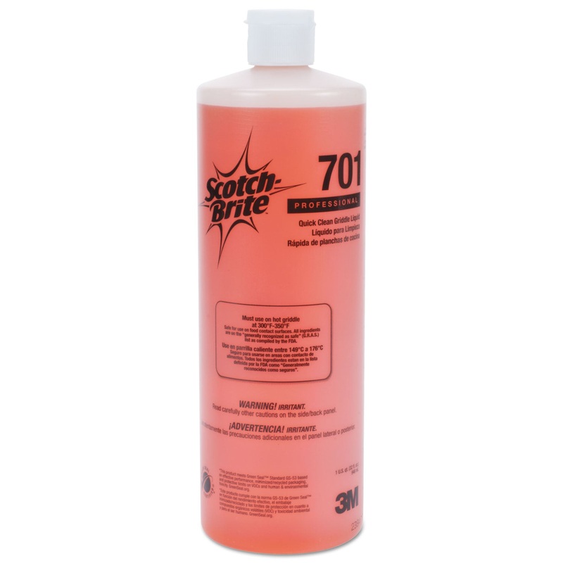 Quick Clean Griddle Liquid, 1 Qt Bottle