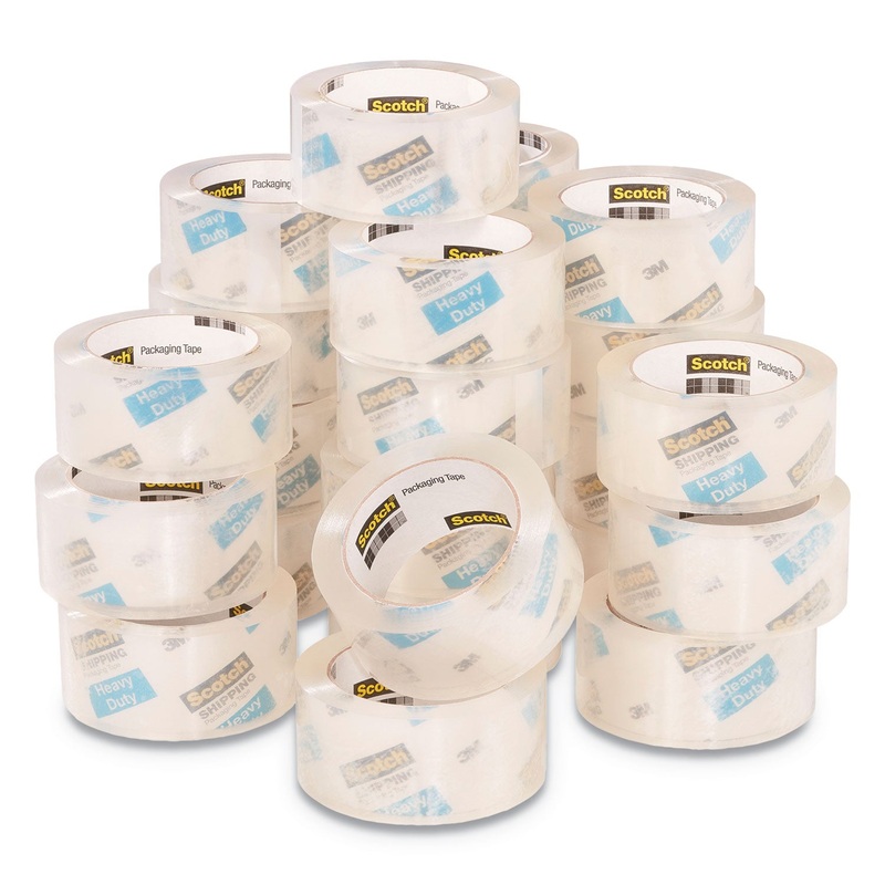 3850 HEAVY-DUTY PACKAGING TAPE, 3″ CORE, 1.88″ X 54.6 YDS, CLEAR, 36/CARTON