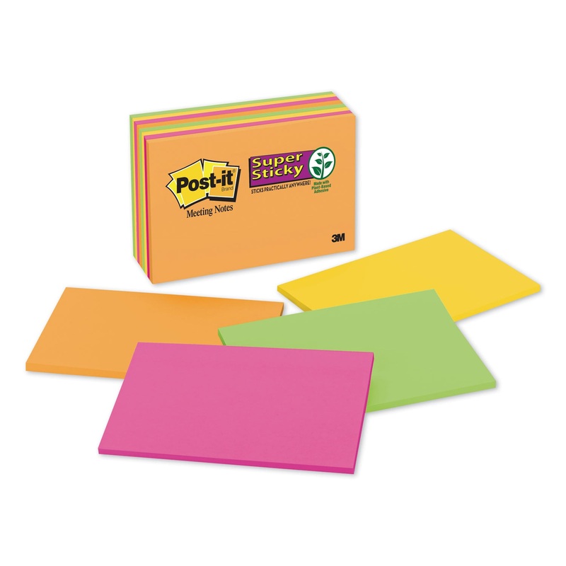 Meeting Notes In Rio De Janeiro Colors, 6 X 4, 45-Sheet, 8/pack