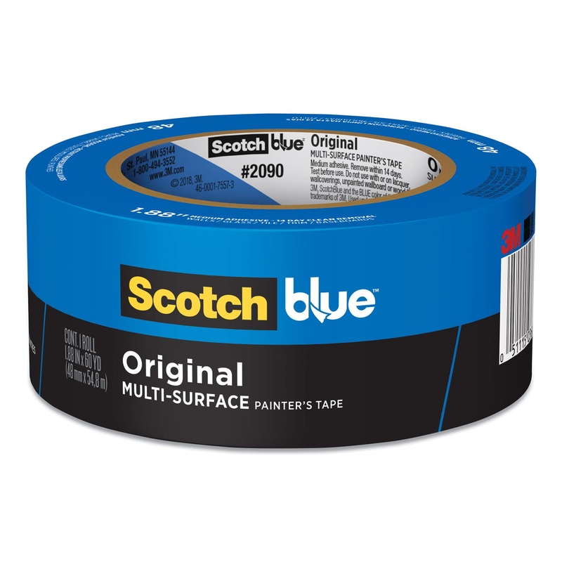 ORIGINAL MULTI-SURFACE PAINTER’S TAPE, 2″ X 60 YDS, BLUE
