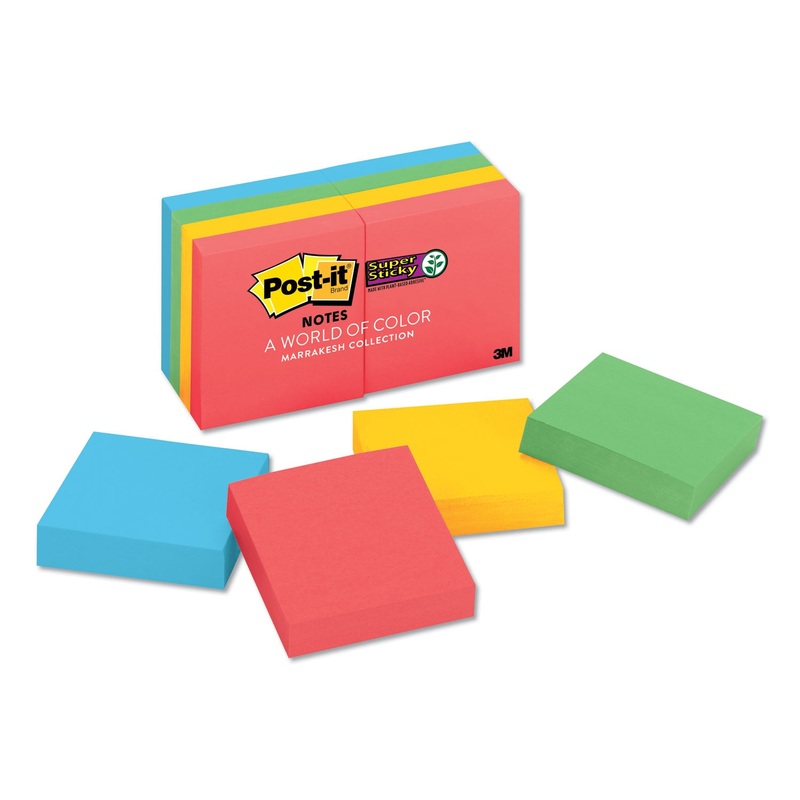 Pads In Marrakesh Colors, 2 X 2, 90-Sheet, 8/pack