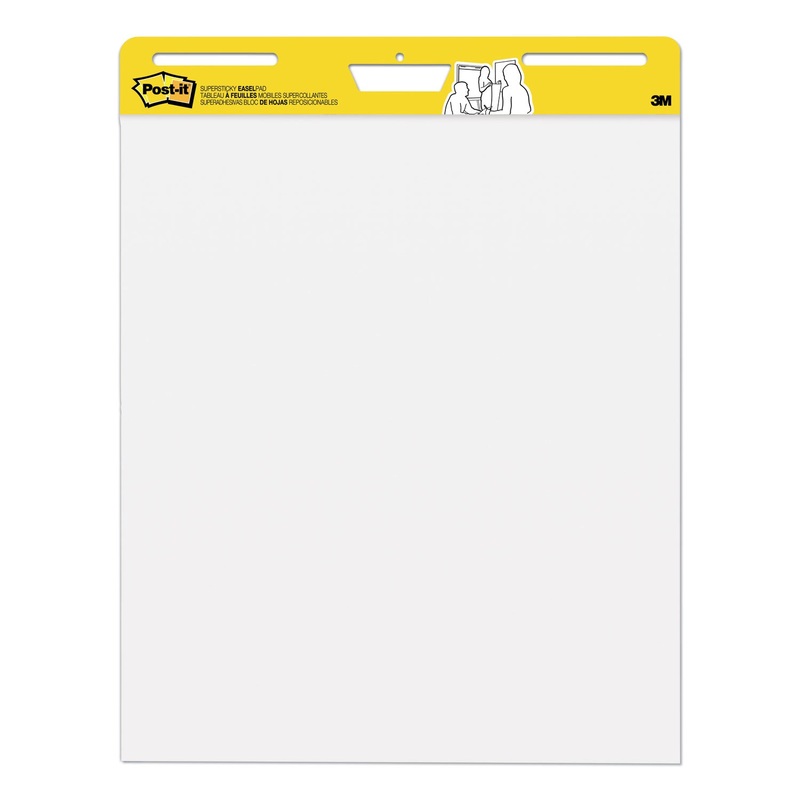 SELF-STICK EASEL PADS, 25 X 30, WHITE, 30 SHEETS, 2/CARTON