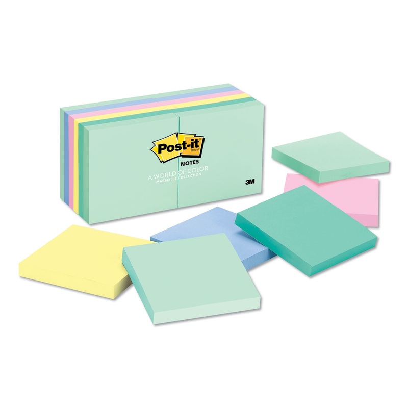 Original Pads In Marseille Colors, 3 X 3, 100-Sheet, 12/pack