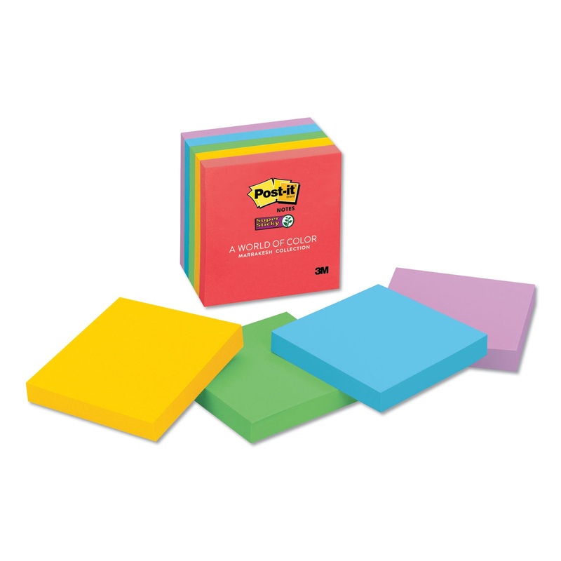 Pads In Marrakesh Colors, 3 X 3, 90-Sheet, 5/pack