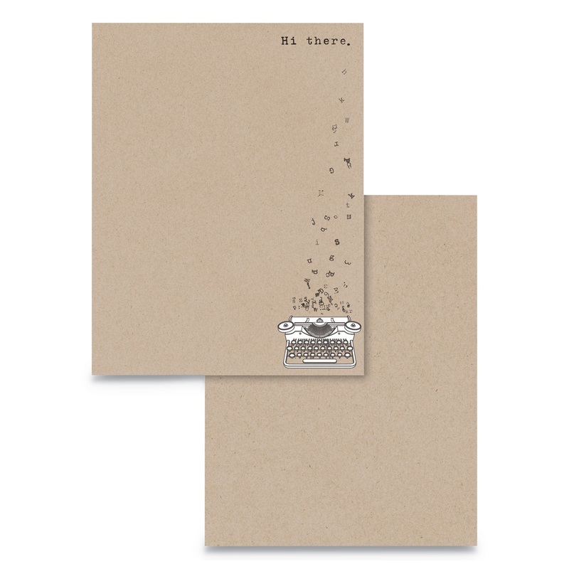 PRE-PRINTED PAPER, 24LB, 8.5 X 11, KRAFT, 75/PACK