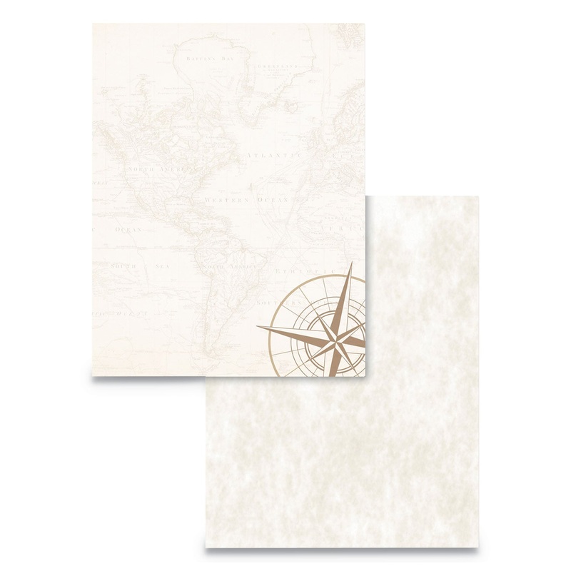 PRE-PRINTED PAPER, 24LB, 8.5 X 11, TAN, 50/PACK