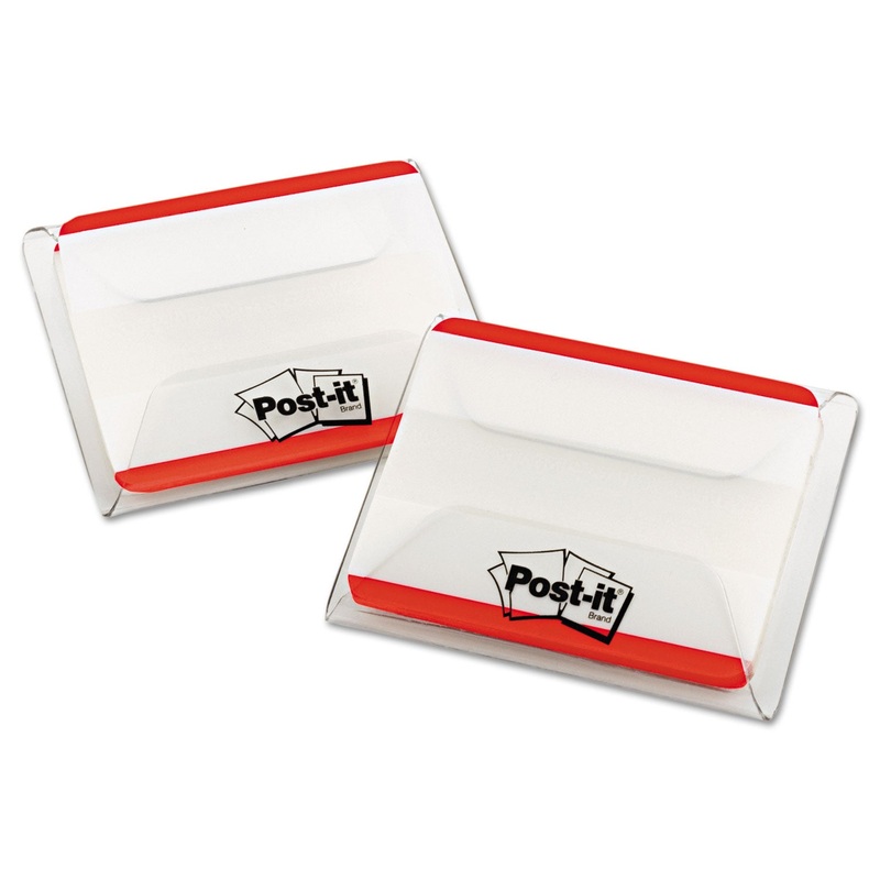 2″ AND 3″ TABS, LINED, 1/5-CUT TABS, RED, 2″ WIDE, 50/PACK