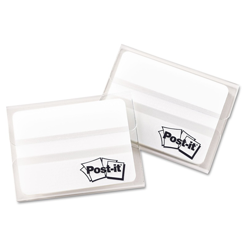 2″ AND 3″ TABS, LINED, 1/5-CUT TABS, WHITE, 2″ WIDE, 50/PACK