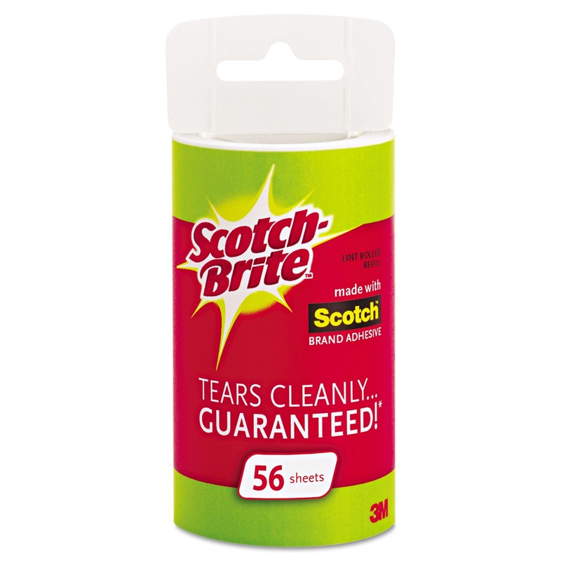 Lint Roller Refill Roll, 56 Sheets/roll
