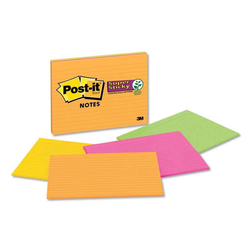 Meeting Notes In Rio De Janeiro Colors, Lined, 8 X 6, 45-Sheet, 4/pack