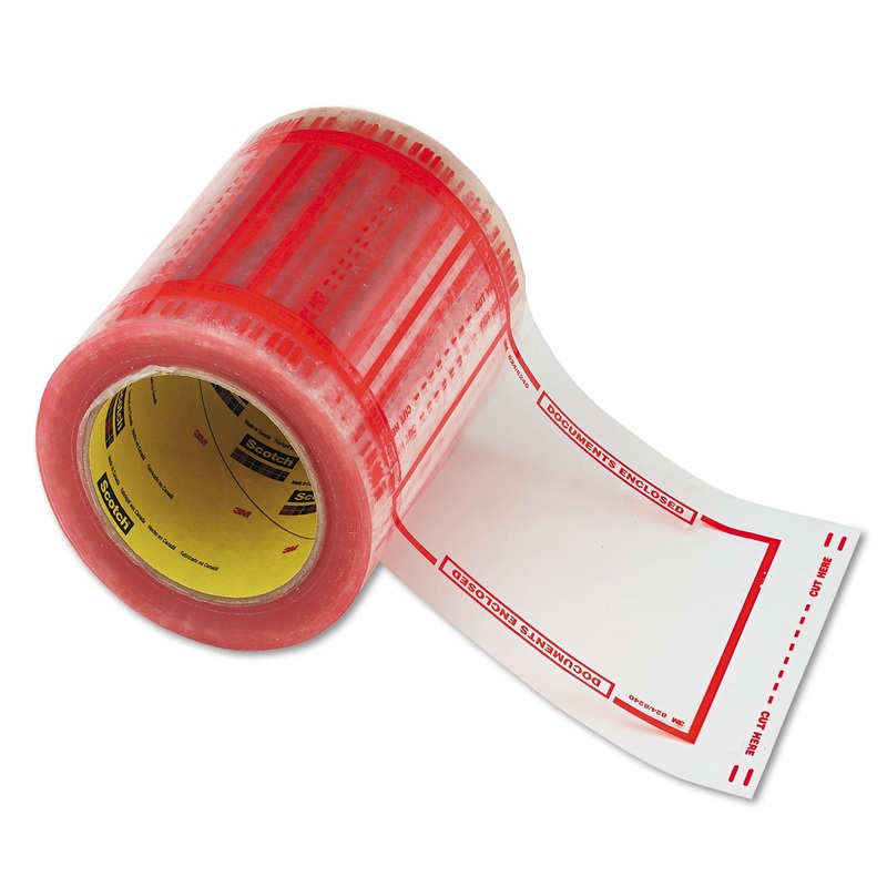 POUCH TAPE, 3″ CORE, 5″ X 6″, TRANSPARENT