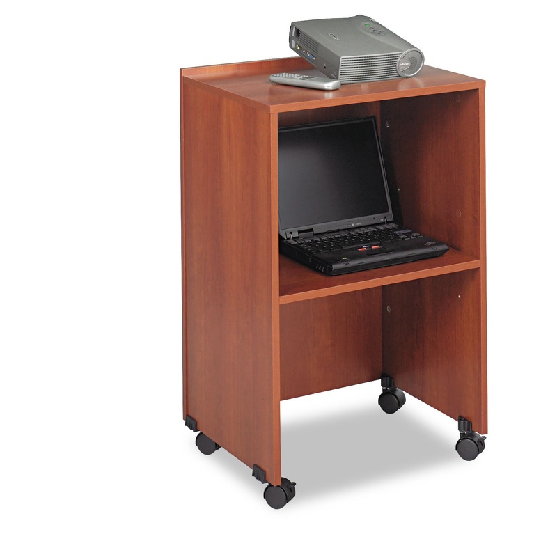 LECTERN BASE/MEDIA CART, 21.25W X 17.5D X 33.75H, CHERRY