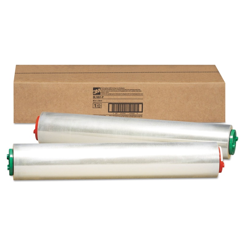 REFILL FOR LS1000 LAMINATING MACHINES, 5.6 MIL, 25″ X 250 FT, GLOSS CLEAR