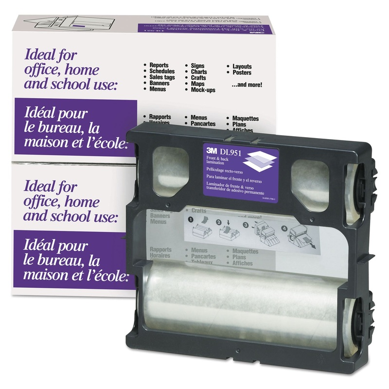 REFILL FOR LS950 HEAT-FREE LAMINATING MACHINES, 5.6 MIL, 8.5″ X 100 FT, GLOSS CLEAR