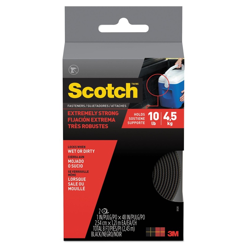EXTREME FASTENERS, 1″ X 4 FT, BLACK
