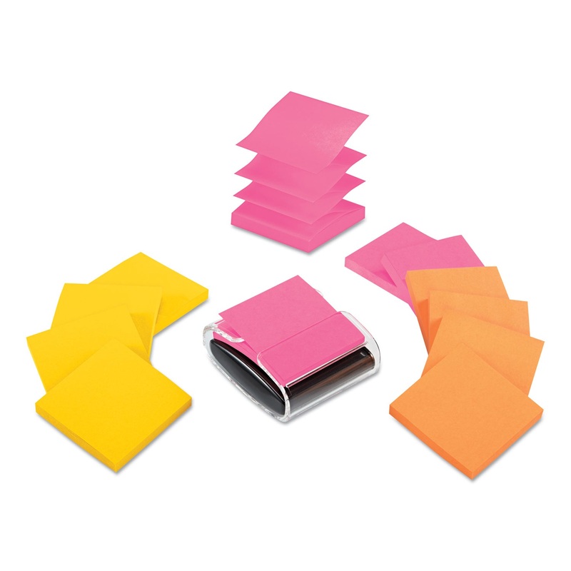 Pop-Up Dispenser Value Pack, 3″ X 3″, 12/pack