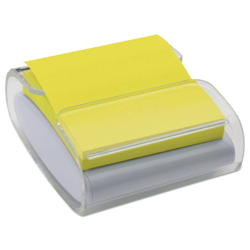 WRAP DISPENSER, FOR 3 X 3 PADS, WHITE/CLEAR