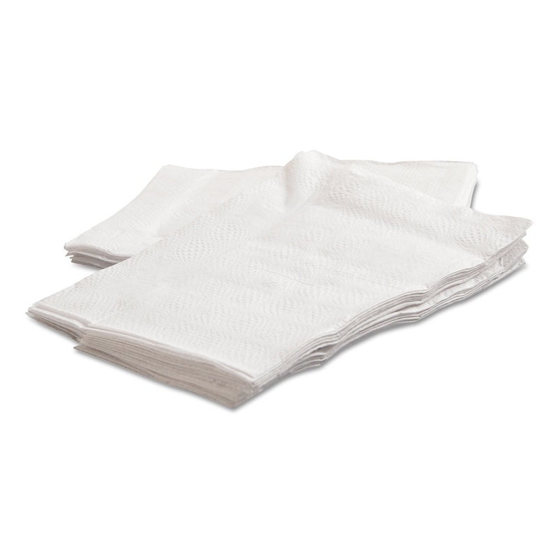 MOR-SOFT LOWFOLD PAPER NAPKINS, WHITE, 3.5 X 5, 400/PACK, 20/CARTON