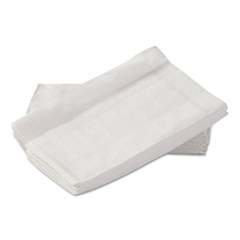 NAPKINS, DISPENSER, PAPER, 1-PLY, 11.5″ X 13″, WHITE, 250/PACK, 24 PACKS/CARTON