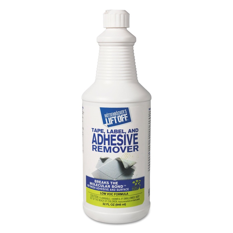 TAPE, LABEL AND ADHESIVE REMOVER, 32OZ, POUR BOTTLE, 6/CARTON