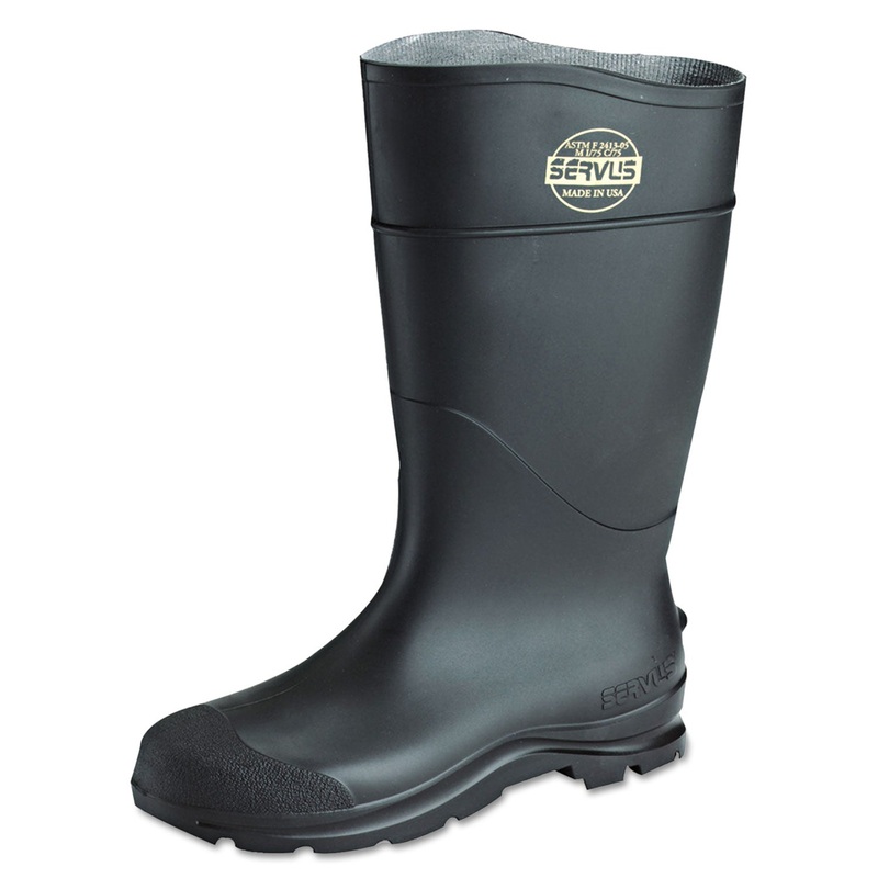 Ct Safety Knee Boot With Steel Toe, Black, Pair